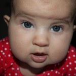 She's getting better at tummy time