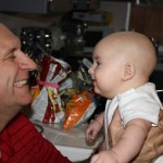 Grandpa making JD laugh